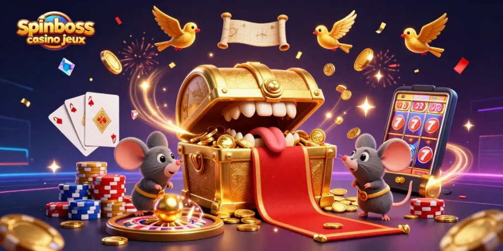 Profitez des jeux SpinBoss casino avec des machines à sous, des tables en direct et des jackpots fascinants.