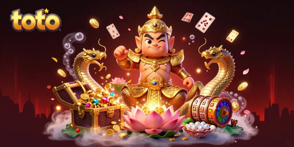 Toto menawarkan pengalaman menang luar biasa dalam ilustrasi kasino yang penuh warna dan menarik.