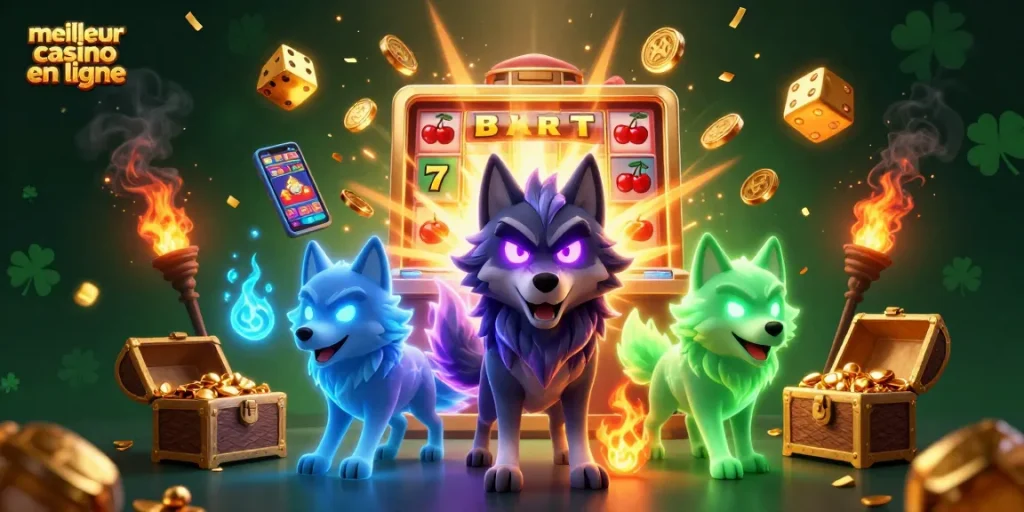 Découvrez le meilleur casino en ligne à travers cette illustration de jeux captivants.