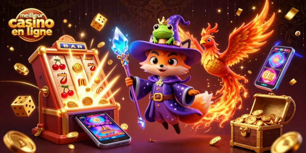 Jouez dans le meilleur casino en ligne et découvrez un univers fantastique rempli de magie et de gains.