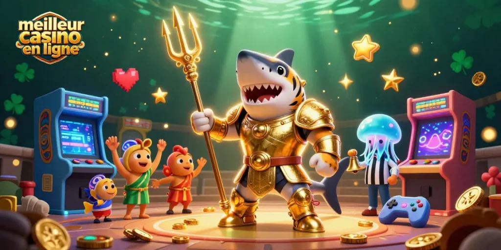 Vainquez en jouant au meilleur casino en ligne avec des personnages de jeu dynamique et colorés.