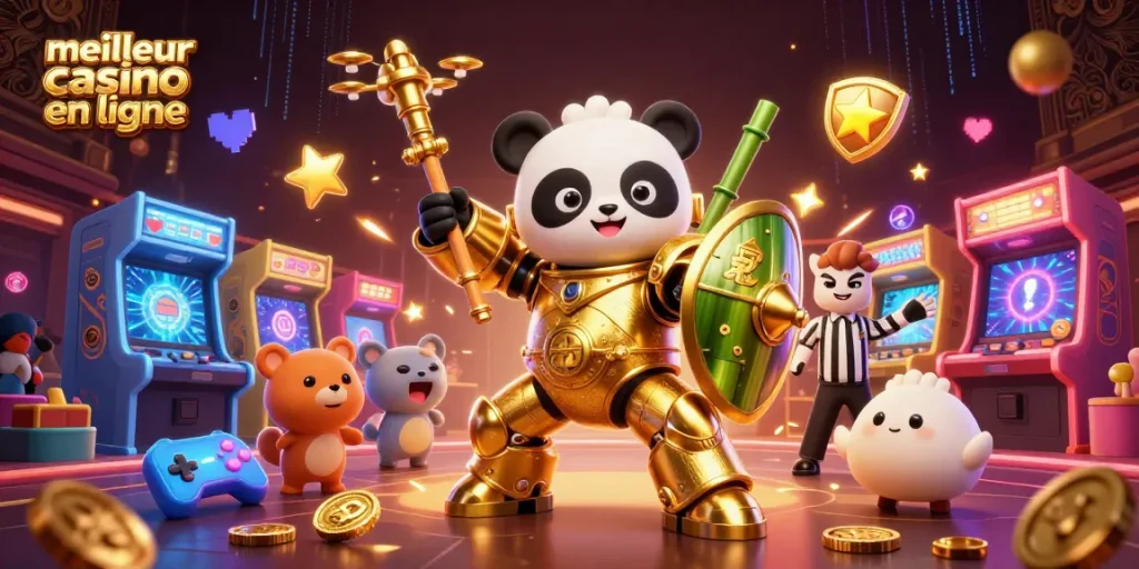 Plongez dans l'univers étonnant du meilleur casino en ligne avec des personnages captivants et des éléments de jeu.