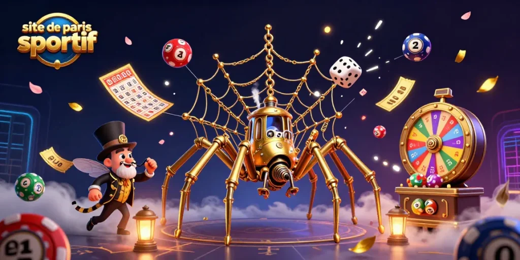 Gagnez sur le site de paris sportif avec des personnages et éléments ludiques de gambling
