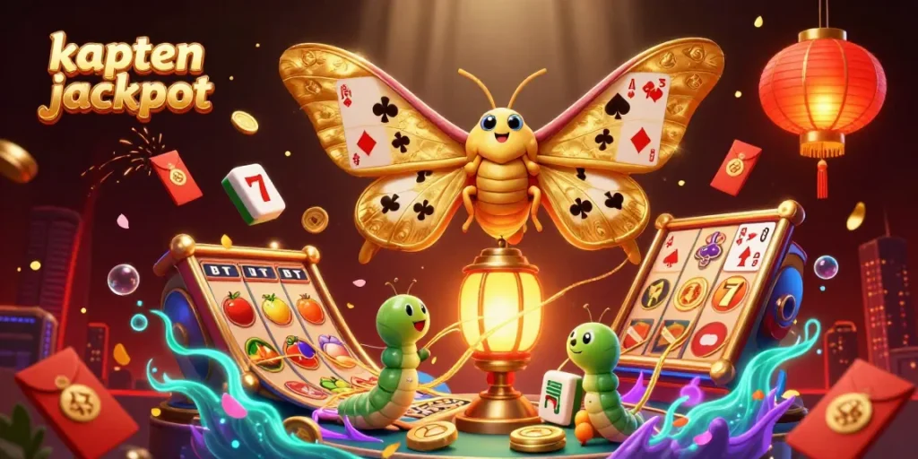 Engage with kaptenjackpot as vibrant 3D cartoon casino scenes unfold with lively characters.