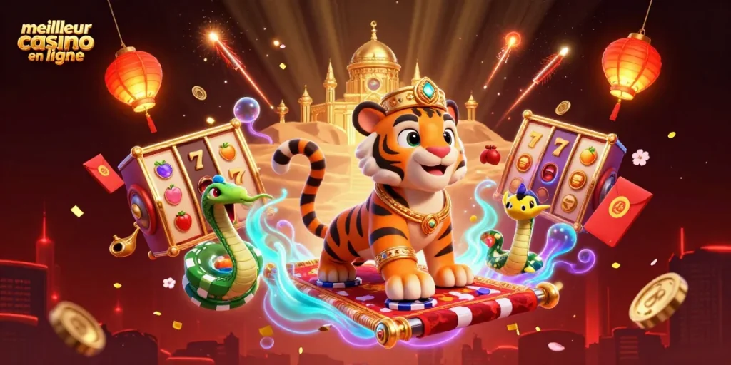 Profitez de l'expérience du meilleur casino en ligne avec des animations captivantes et des jackpots.