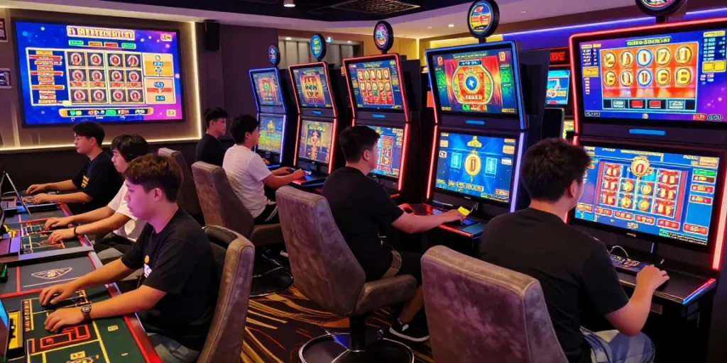 Exciting online gaming atmosphere with players enjoying tempototo experiences.