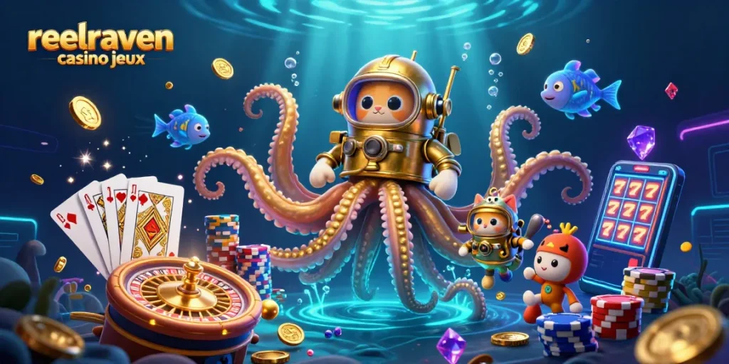 Profitez des jeux de casino ReelRaven avec des machines à sous captivantes et des jackpots lucratifs.