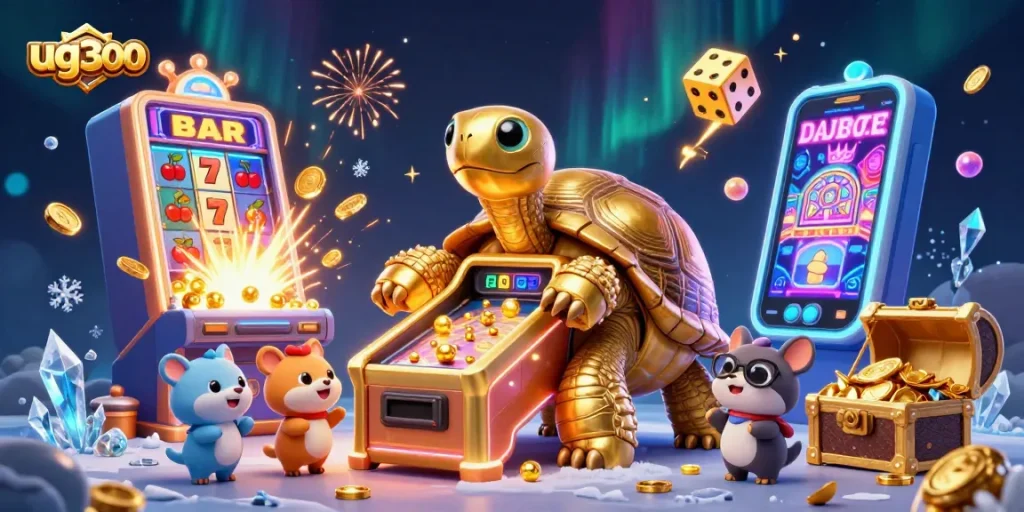 Permainan slot penuh kegembiraan di ug300 dengan karakter unik di dunia kasino.